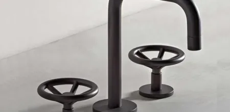 Brooklyn mixer with an industrial design and durable finish